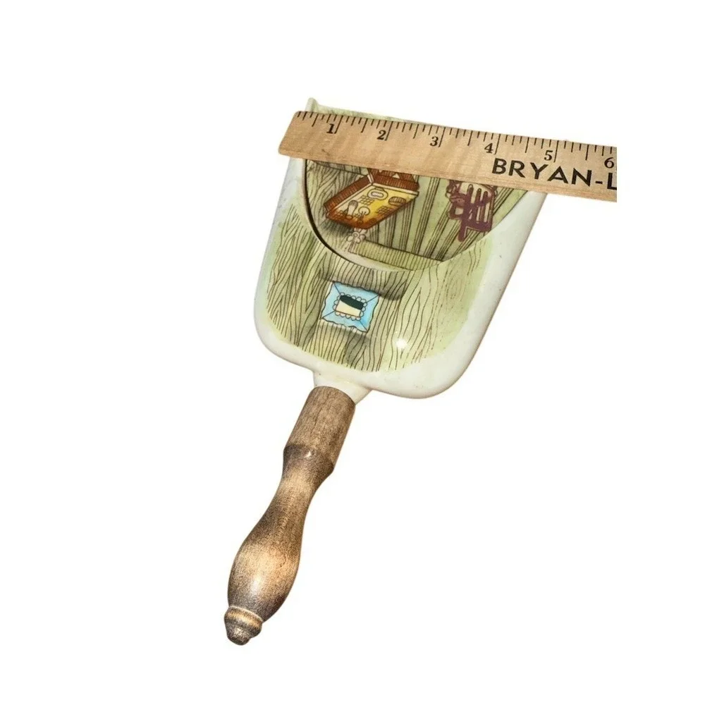Davar‎ Originals Vintage Handheld Crumb Sweeper Dust Pan Wood Handle 6 in Japan